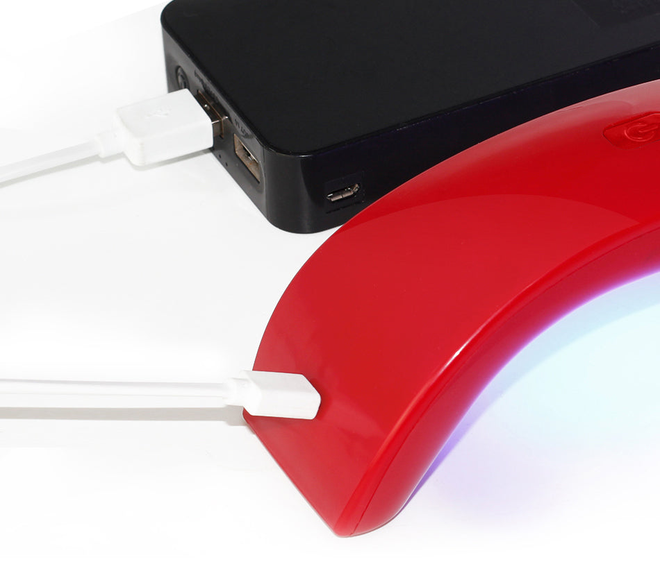 Phone-Shaped Mini LED Nail Lamp
