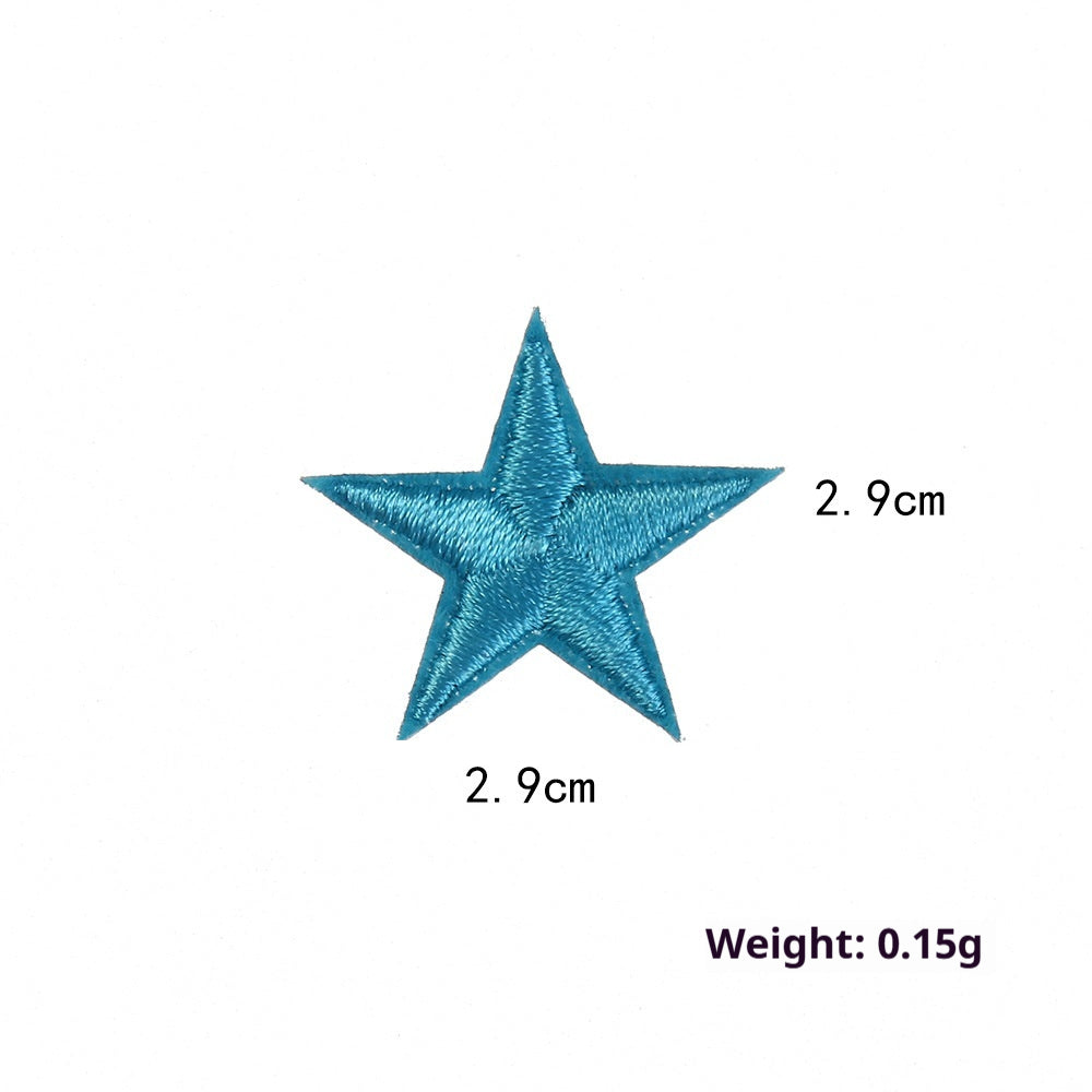 Embroidered Star Patches