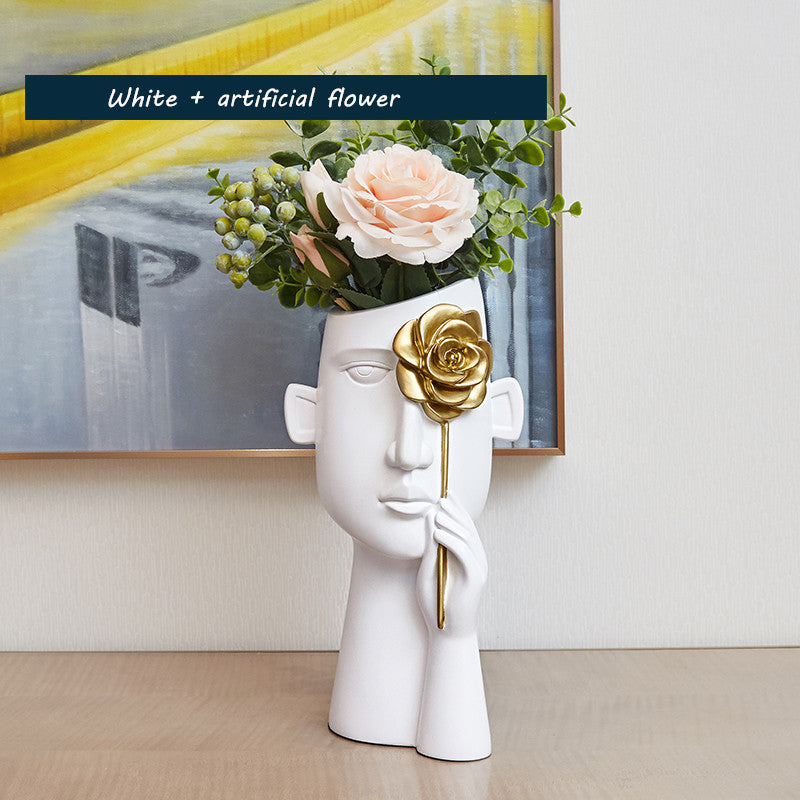 Sculpted Body Art Vase