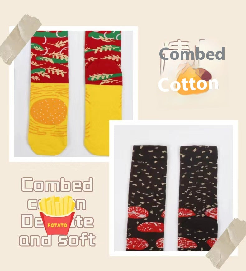 Burger Socks Gift Box
