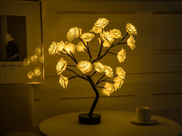 Rose Bonsai Tree Lamp