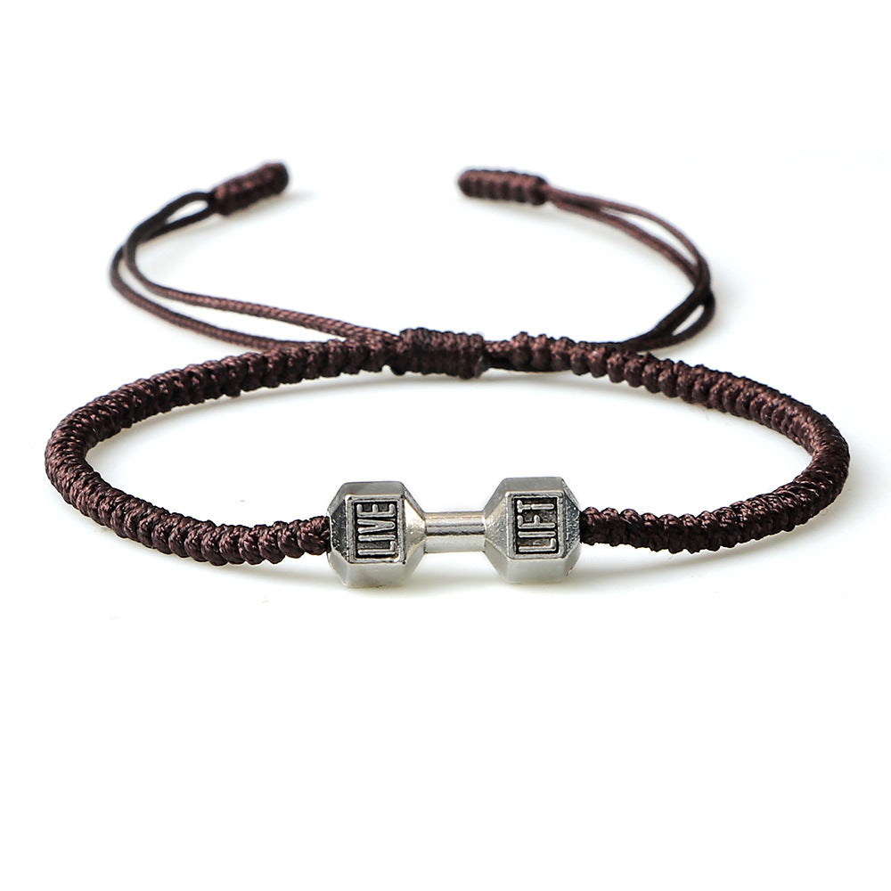 Woven Dumbbell Bracelet