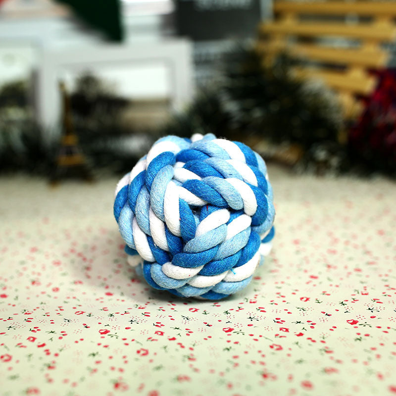 Hand-Woven Cotton Rope Ball