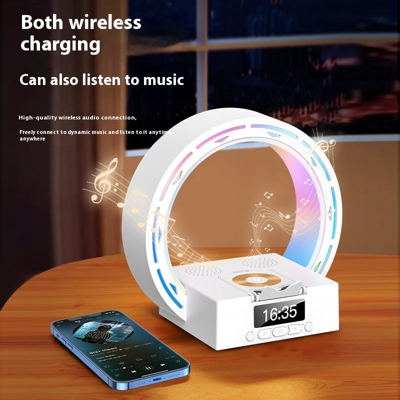 4-in-1 Alarm Clock Lamp & Speaker