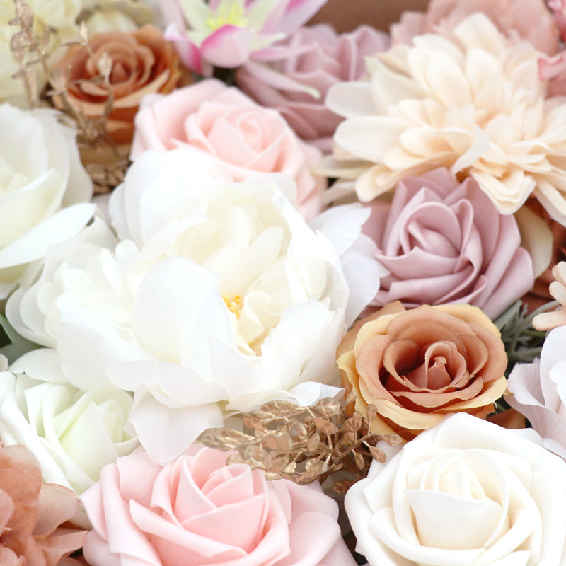 Boxed Silk Flower Bouquet