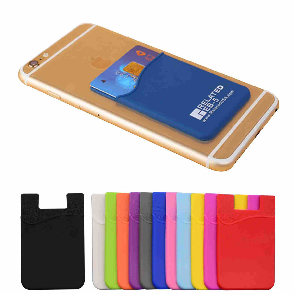 Stick-On Phone Card Holder