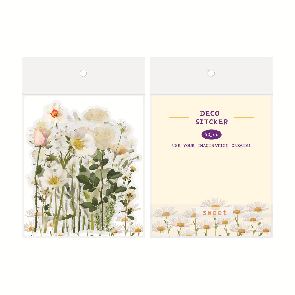 Vintage Mushroom & Flower Journal Stickers