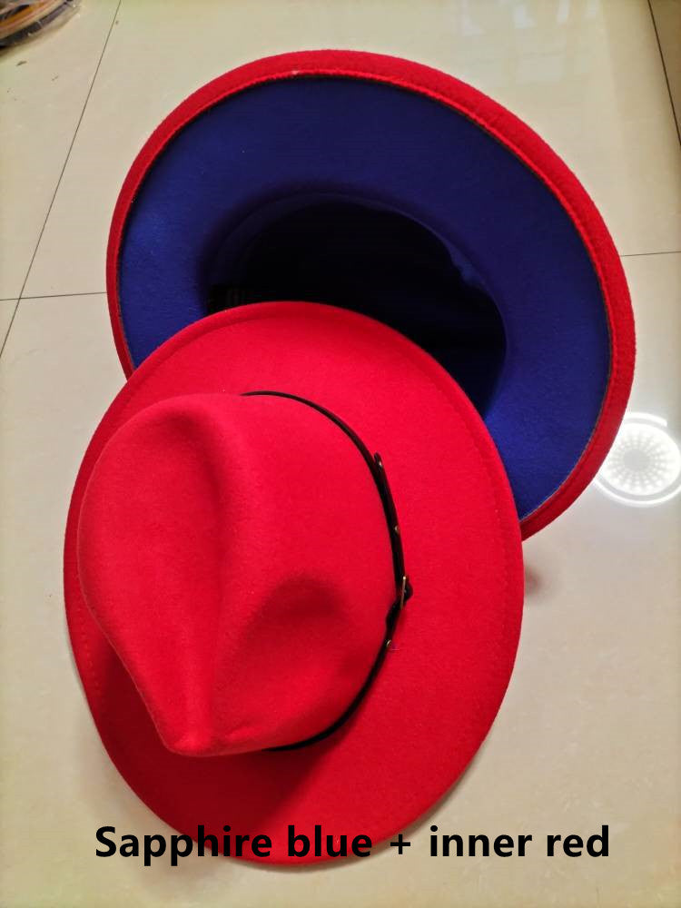 Two-Tone Wool Fedora