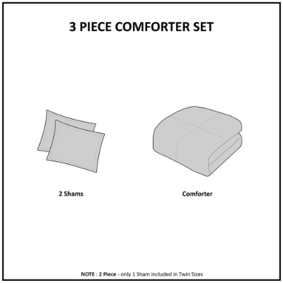 All-Season Stain-Resistant Comforter Set