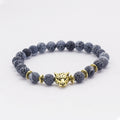 Natural Stone Animal Head Bracelet