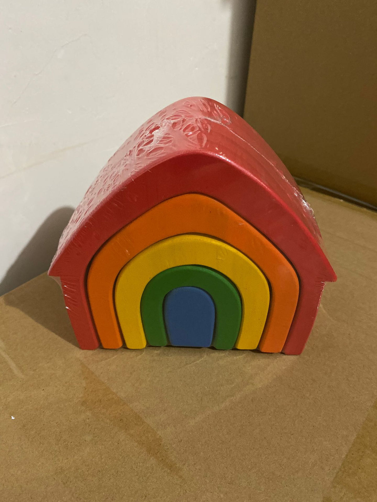 Wooden Rainbow Stacker