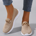 Women's Chain-Detail Knit Walking Shoes