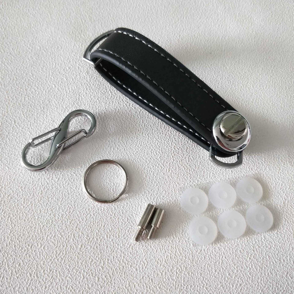 Compact Leather Key Organizer