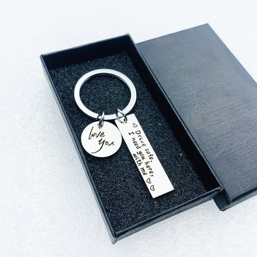 "Drive Safe" Keychain