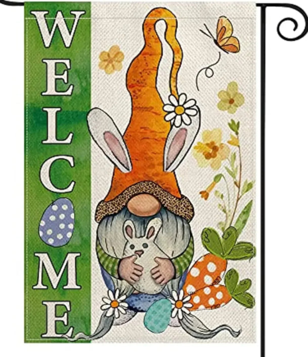 Double-Sided Linen Garden Flag