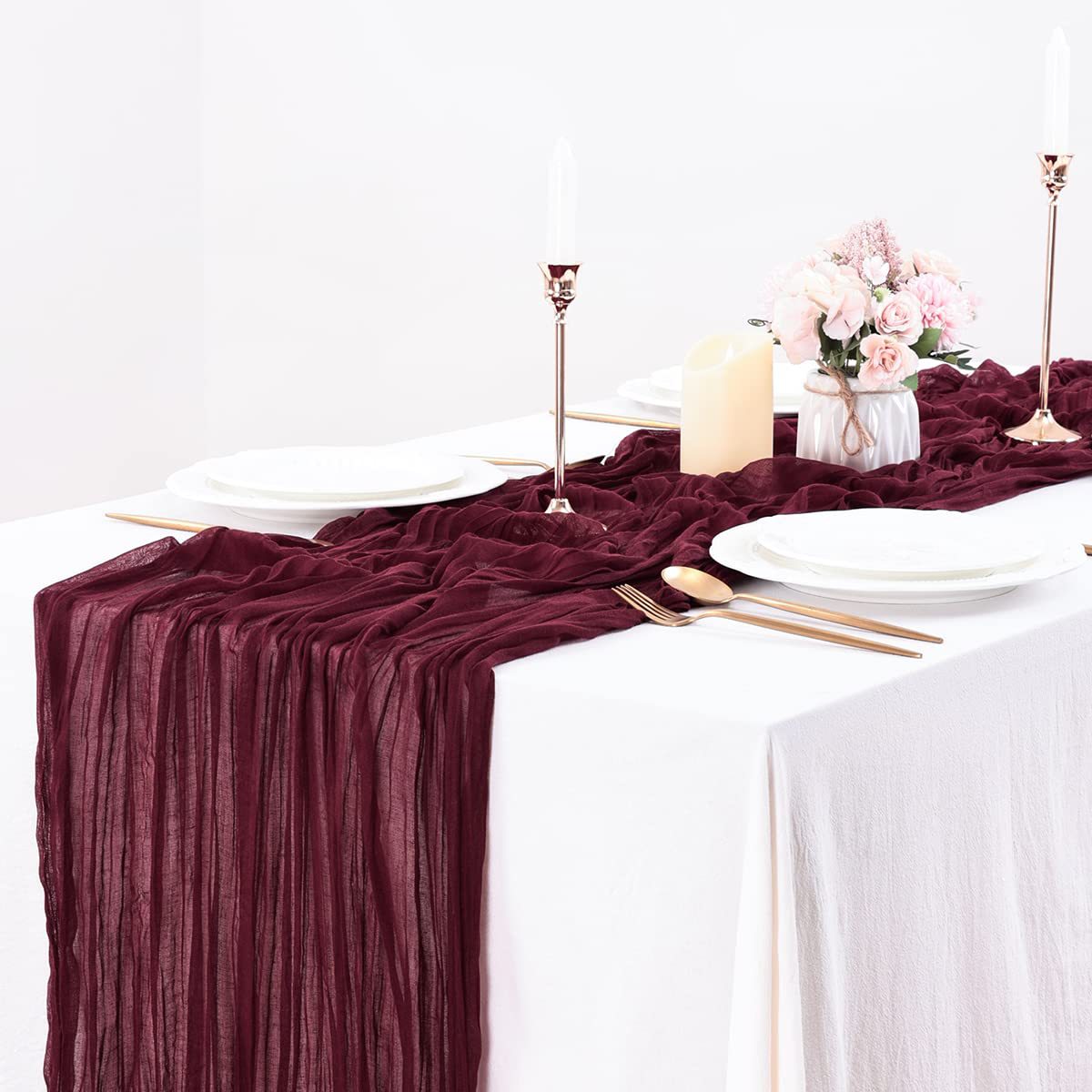 Bohemian Voile Table Runner