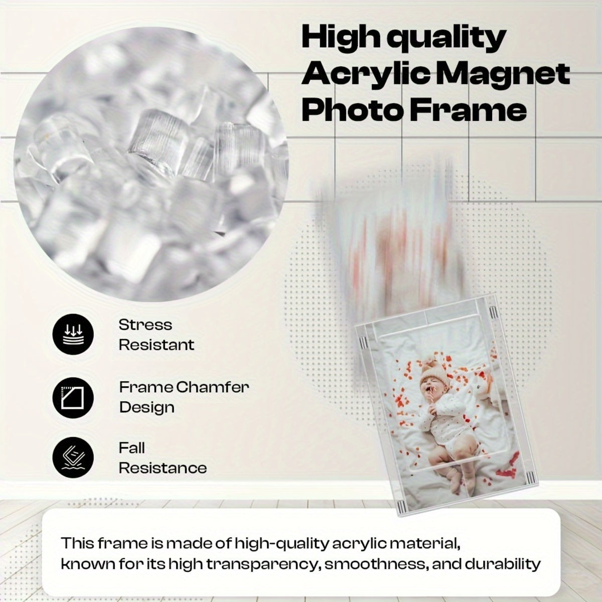 Magnetic Fridge Photo Frames (6 pcs)