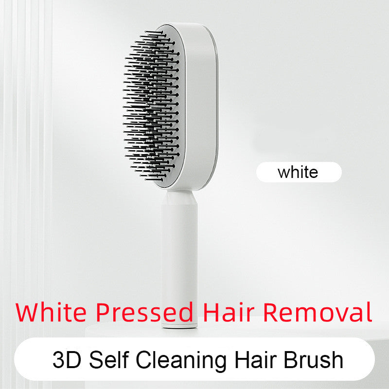 Self-Cleaning Cushion Hair Brush