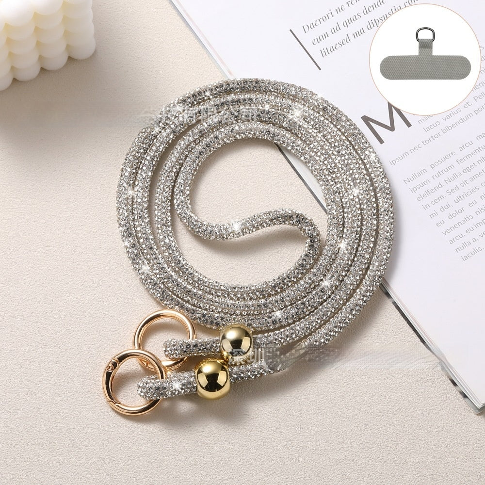 Rhinestone Phone Lanyard