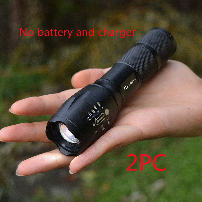 Rechargeable Aluminum Flashlight