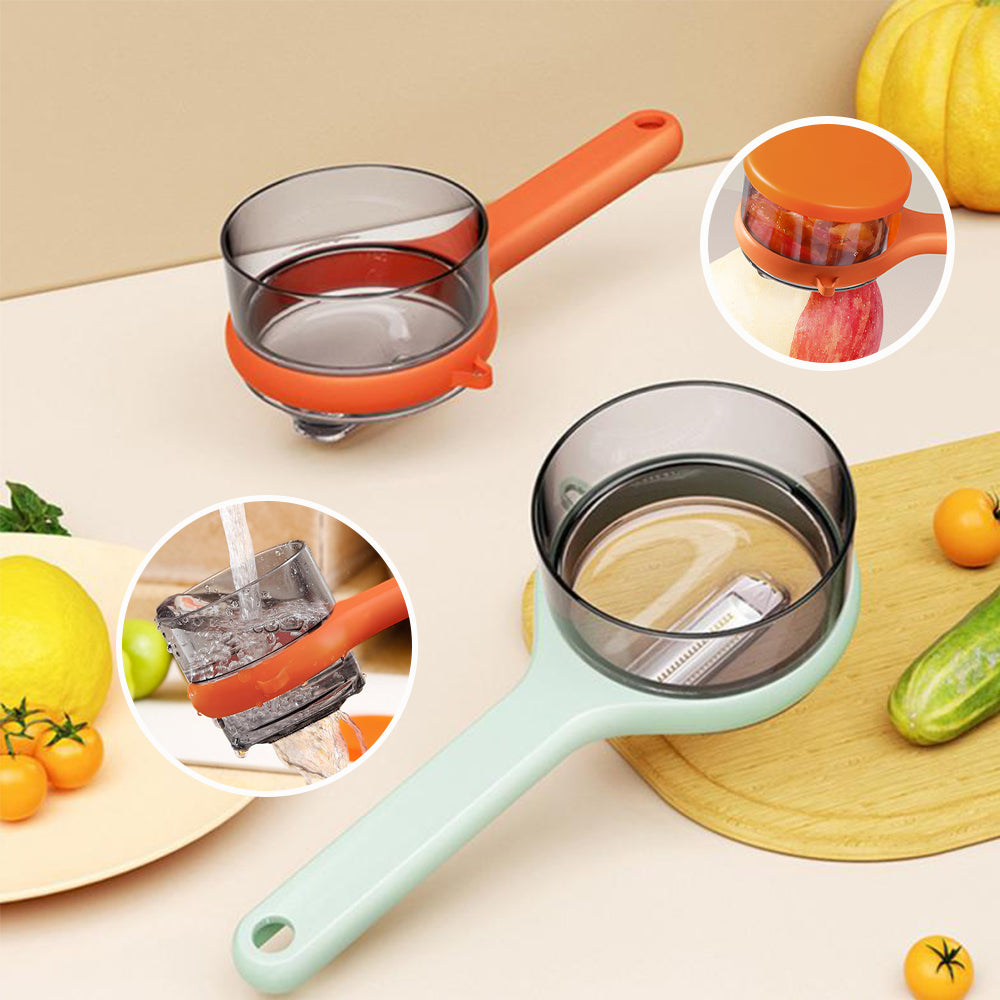 Peeler with Storage Bucket