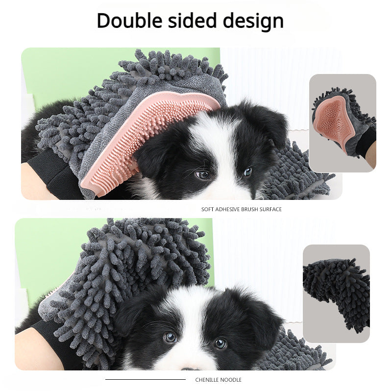 2-in-1 Pet Bath & Drying Glove