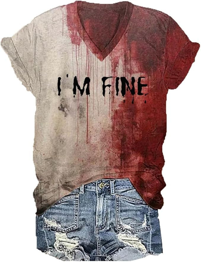 "I Am Fine" Graffiti Hoodie