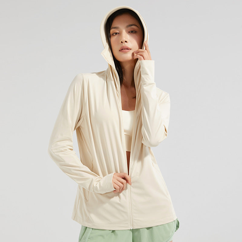 Sun-Protective Hooded Outdoor Shirt