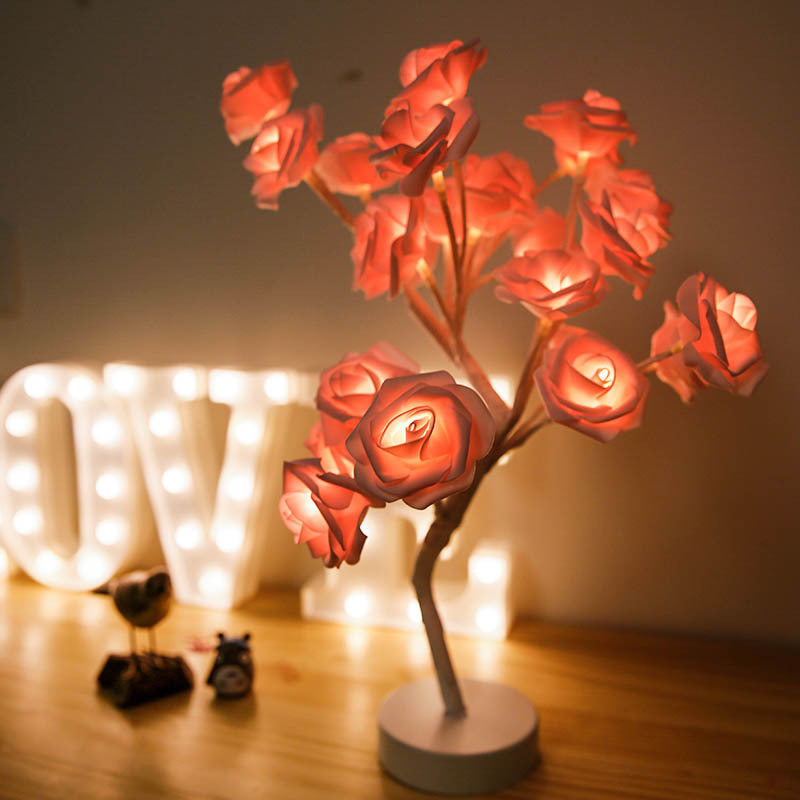 Rose Bonsai Tree Lamp