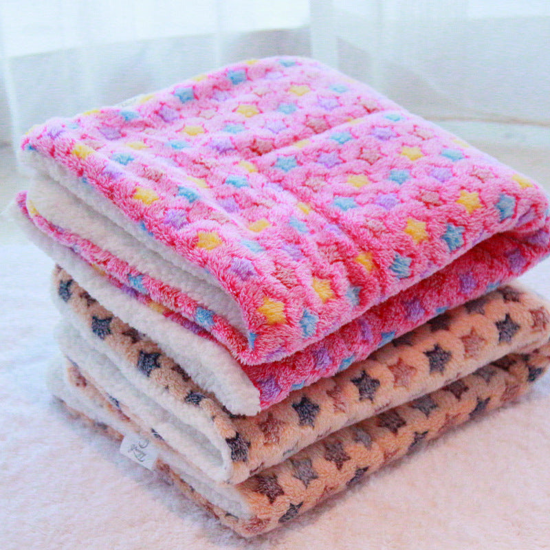 Printed Fleece Pet Blanket