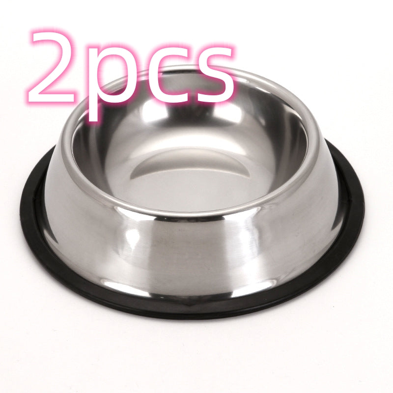 Stainless Steel Pet Bowls (2-Pack)