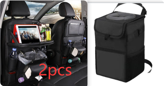 Faux Leather Seat-Back Car Organizer