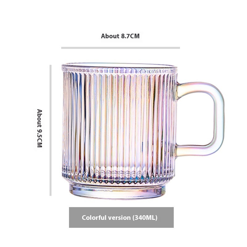 Striped Glass Mug