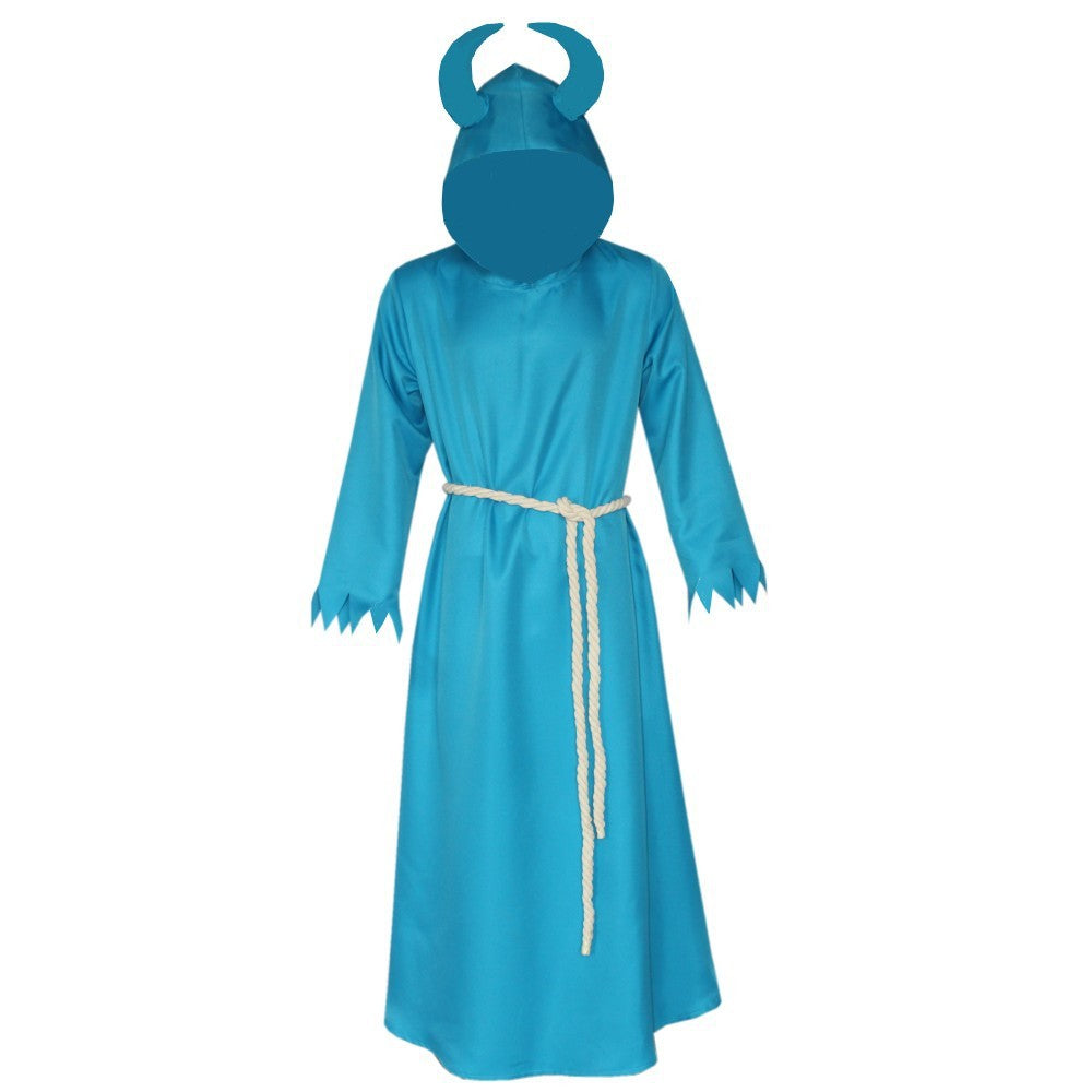Horned Dark Wizard Cloak