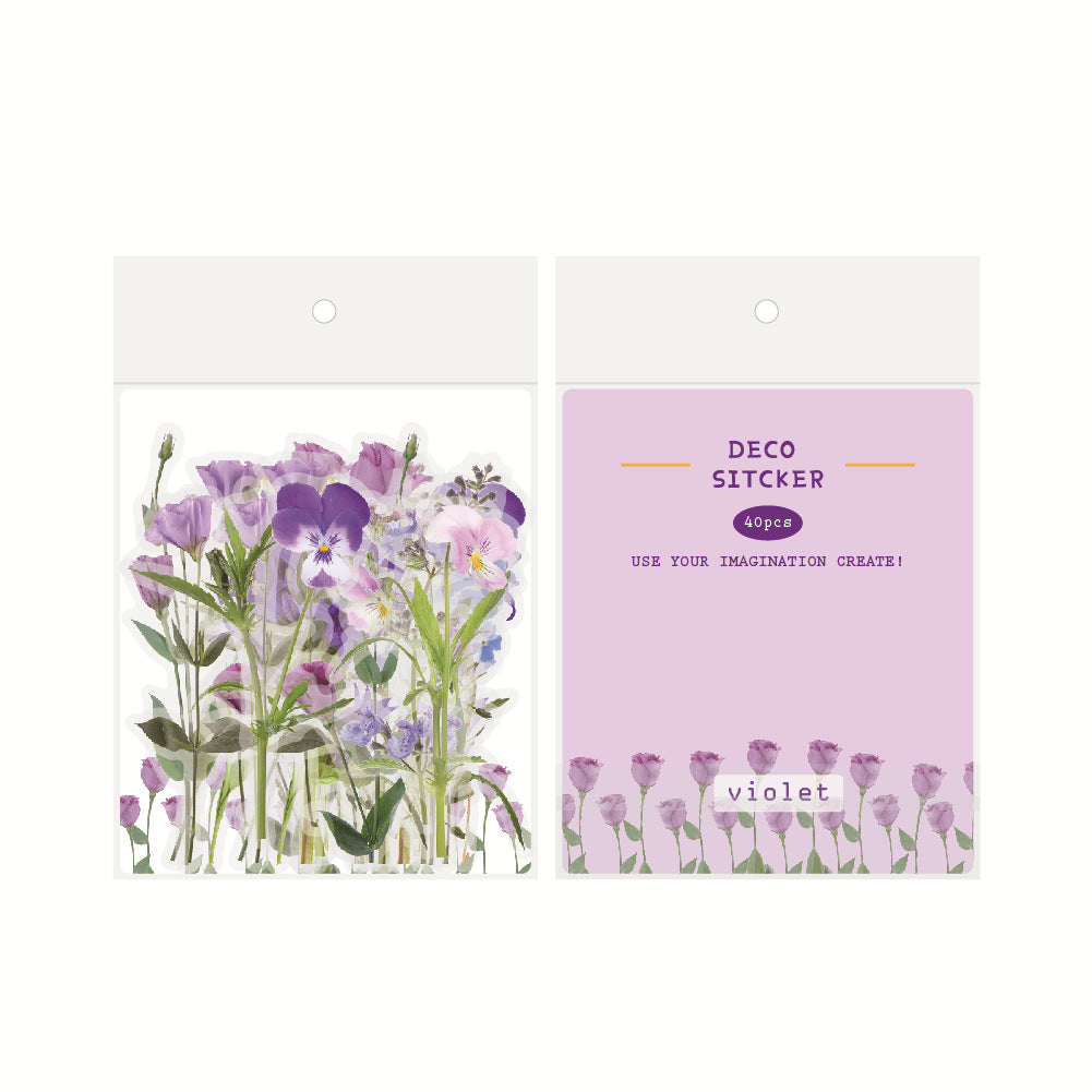 Vintage Mushroom & Flower Journal Stickers