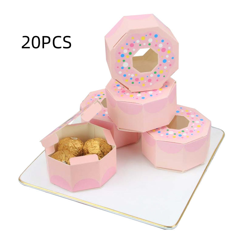 Donut Candy Favor Box