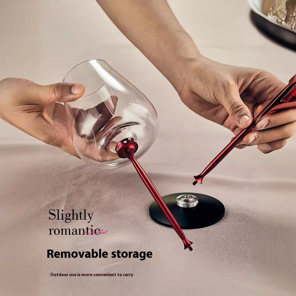Spinning Decanter Wine Glass