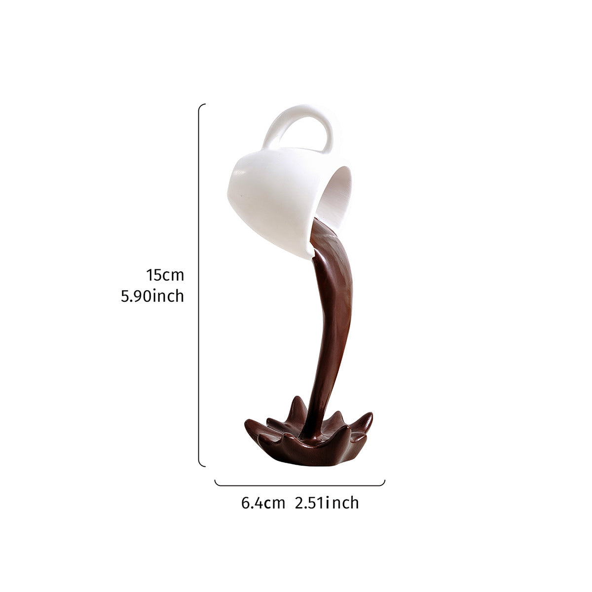 Floating Coffee Cup Sculpture
