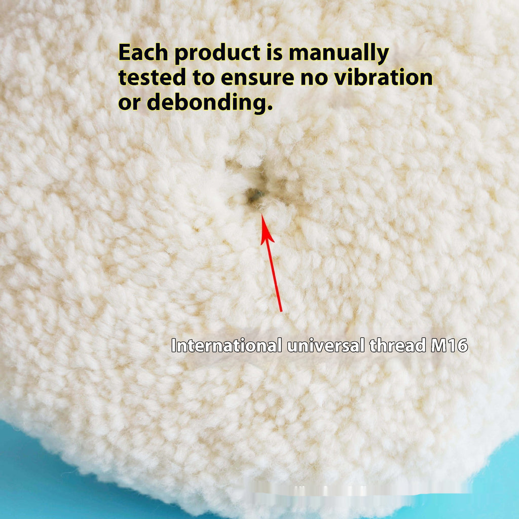 8-Inch Wool Polishing Pad