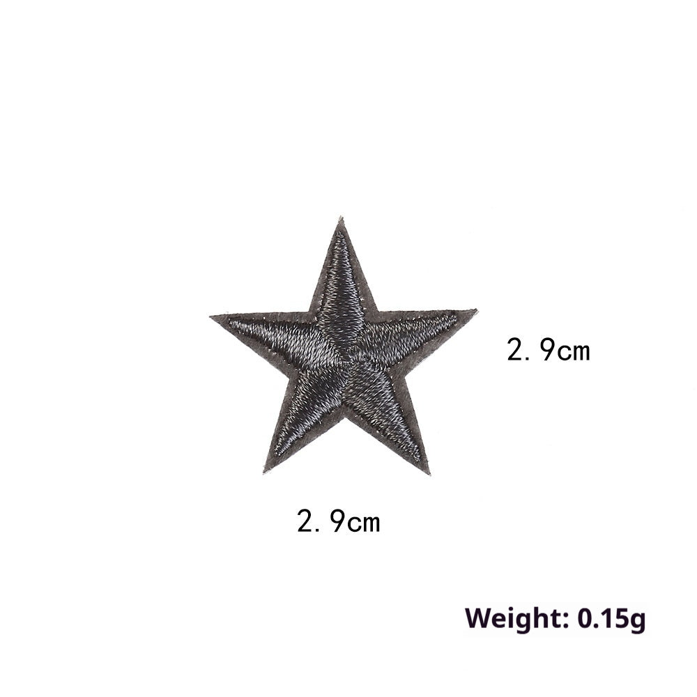Embroidered Star Patches