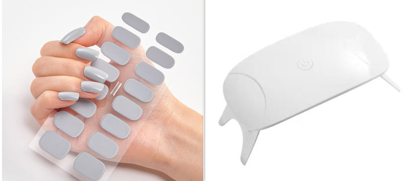 Letter Design Nail Stickers