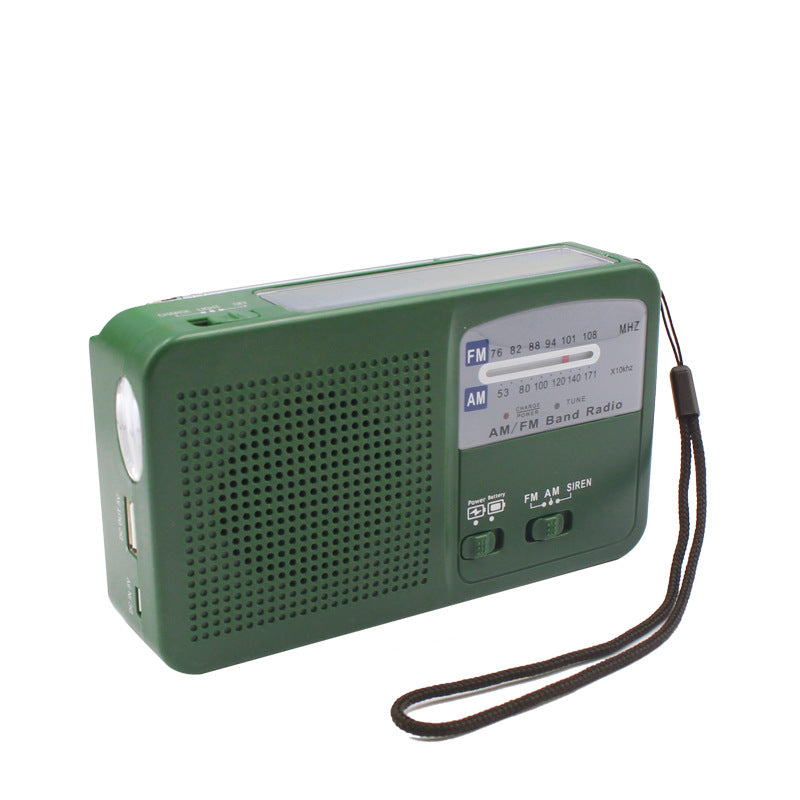Solar Hand-Crank Emergency Radio