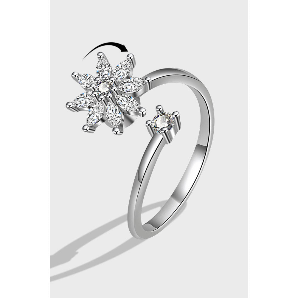 Snowflake Spinner Ring