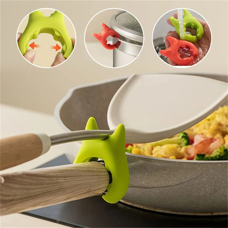 Silicone Spoon Rest & Pot Clip
