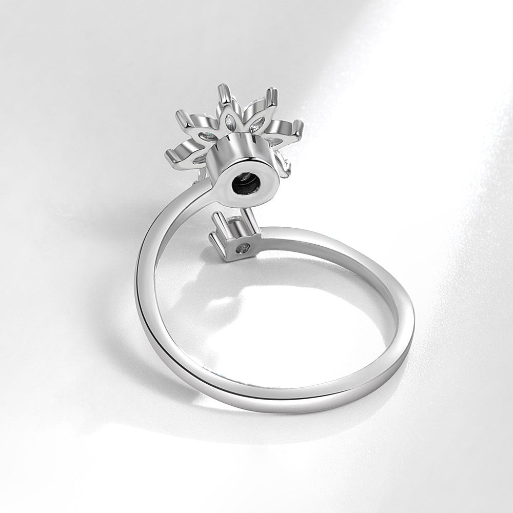 Snowflake Spinner Ring