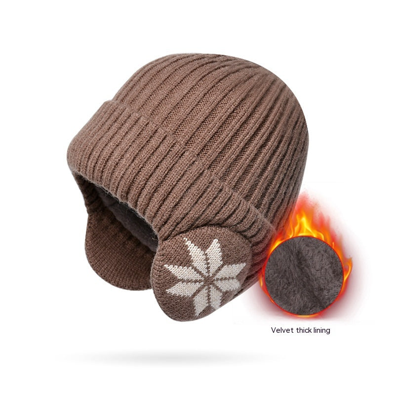 Fleece-Lined Knit Beanie