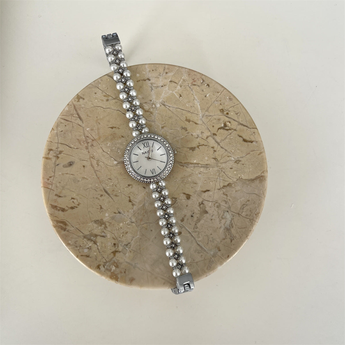 Pearl Bracelet Watch