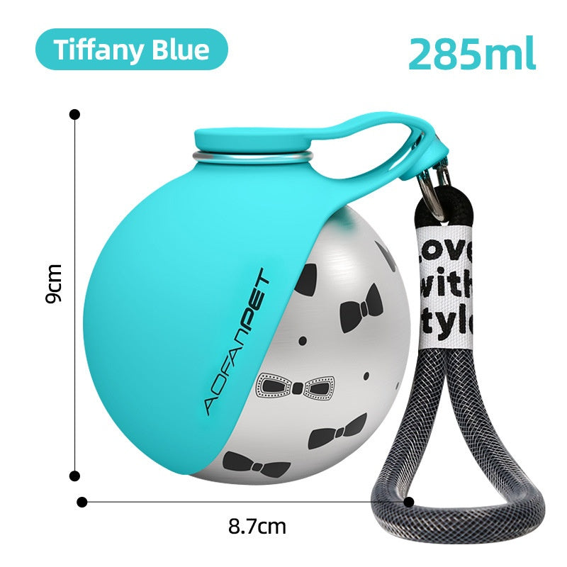 Portable Dog Water Bottle with Bag Dispenser