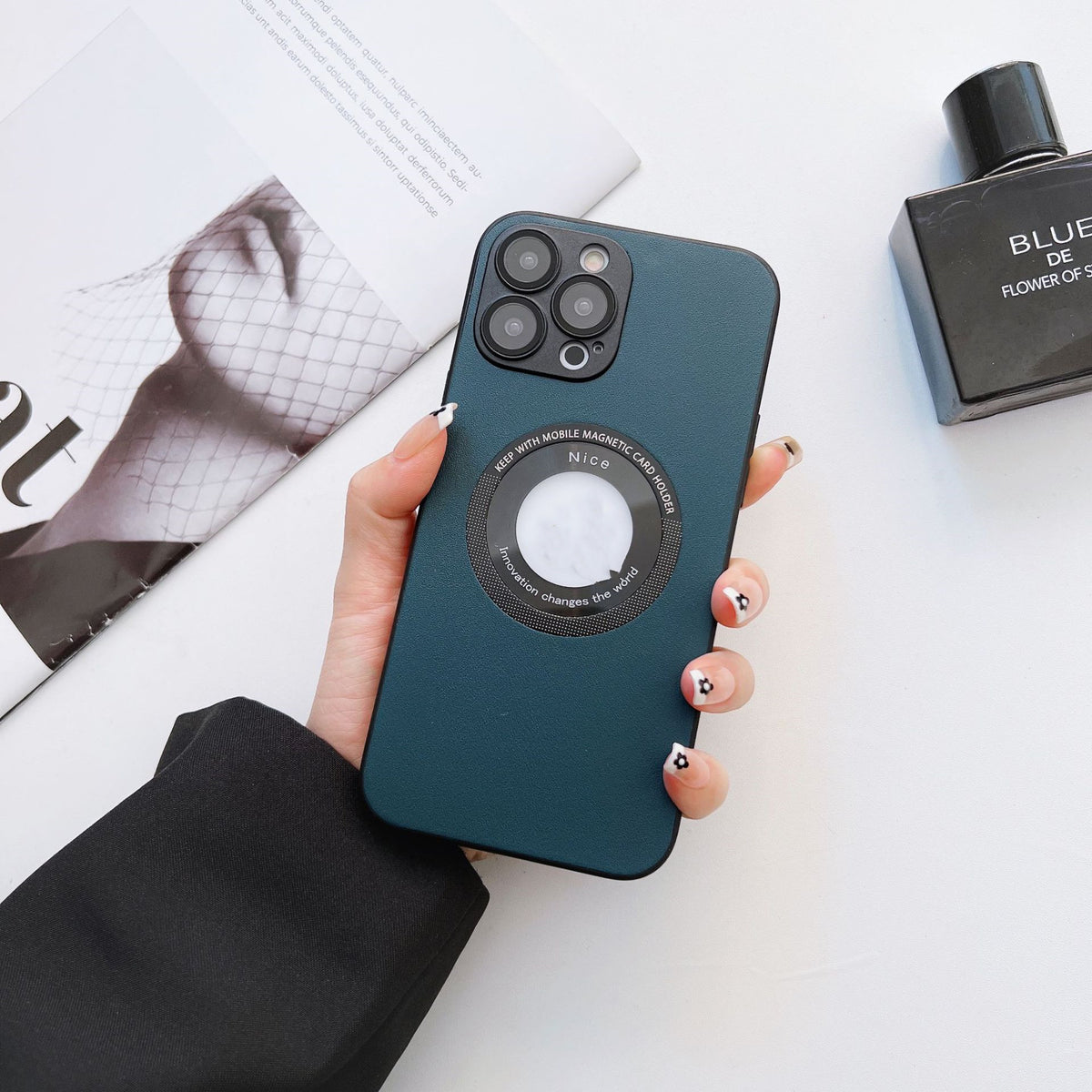Magnetic Mirror Silicone Case