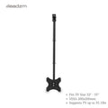Adjustable Ceiling TV Mount (32–55 in)